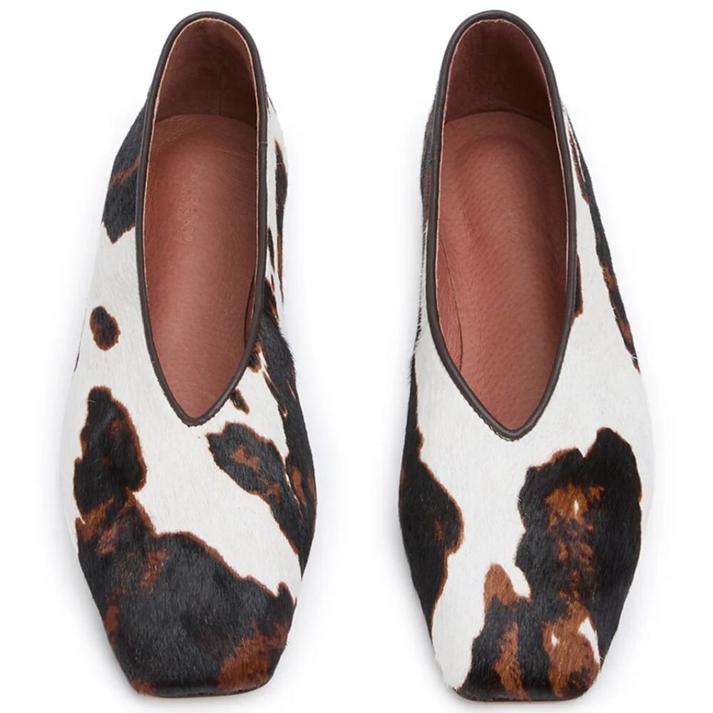 **NEW IN BOX** TONY BIANCO Bayley Black/White Pony Flats (US 8.5)